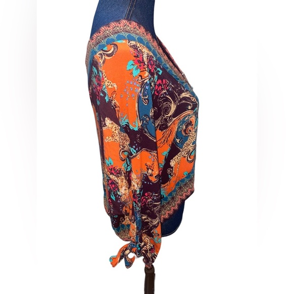 Free People Bohemian Blouse Size Medium - Picture 4 of 6